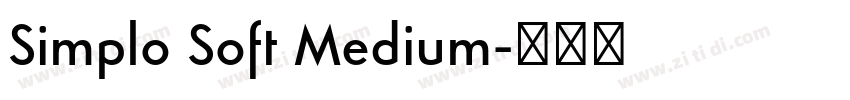 Simplo Soft Medium字体转换
